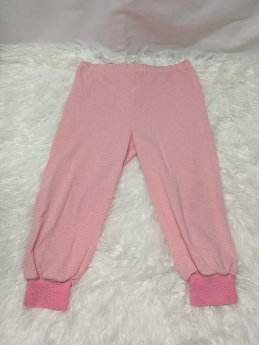 Vintage 80s size 6 pink pants pjs good condition